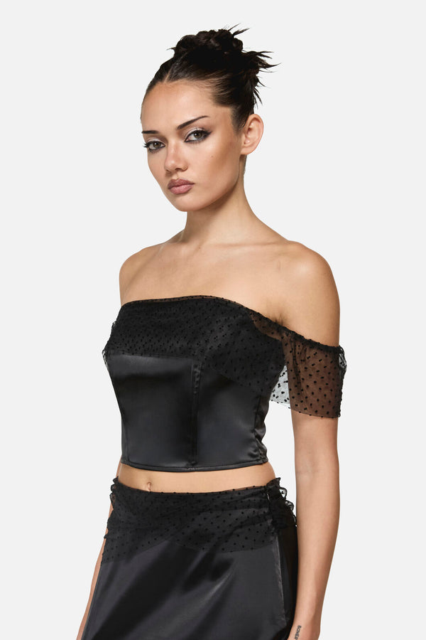 Black Friday - Esmeralda Formal Goth Top - black