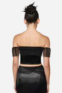 Black Friday - Esmeralda Formal Goth Top - black