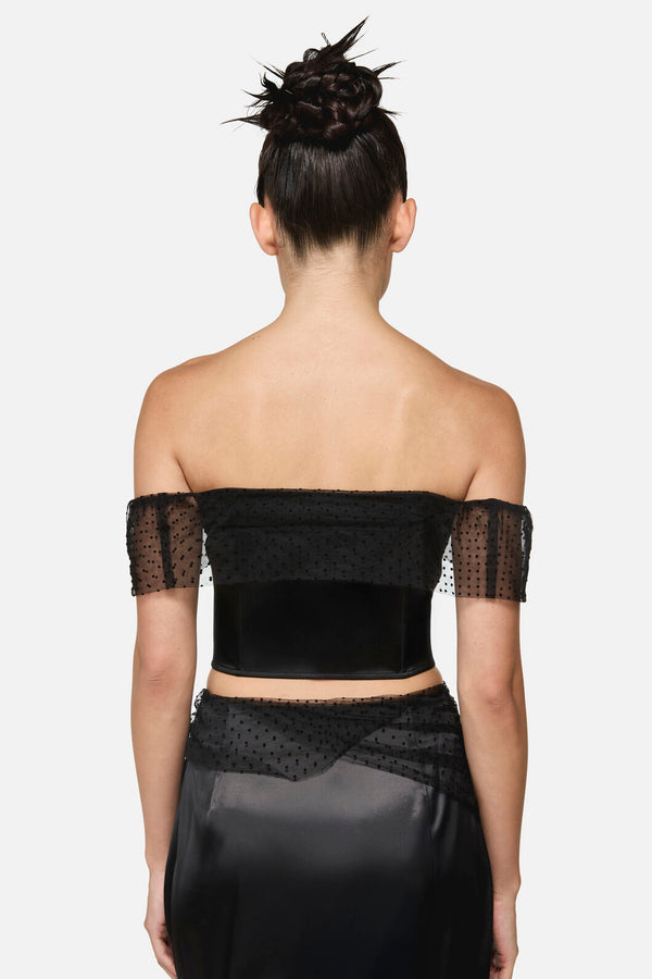 Black Friday - Esmeralda Formal Goth Top - black