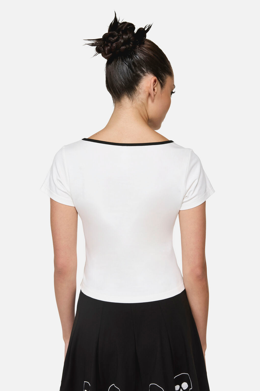 Black Friday - Numbskull Goth Print Tee - cream