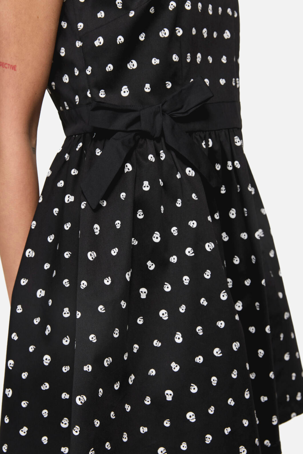 Black Friday - Cranium Goth Mini Dress - black