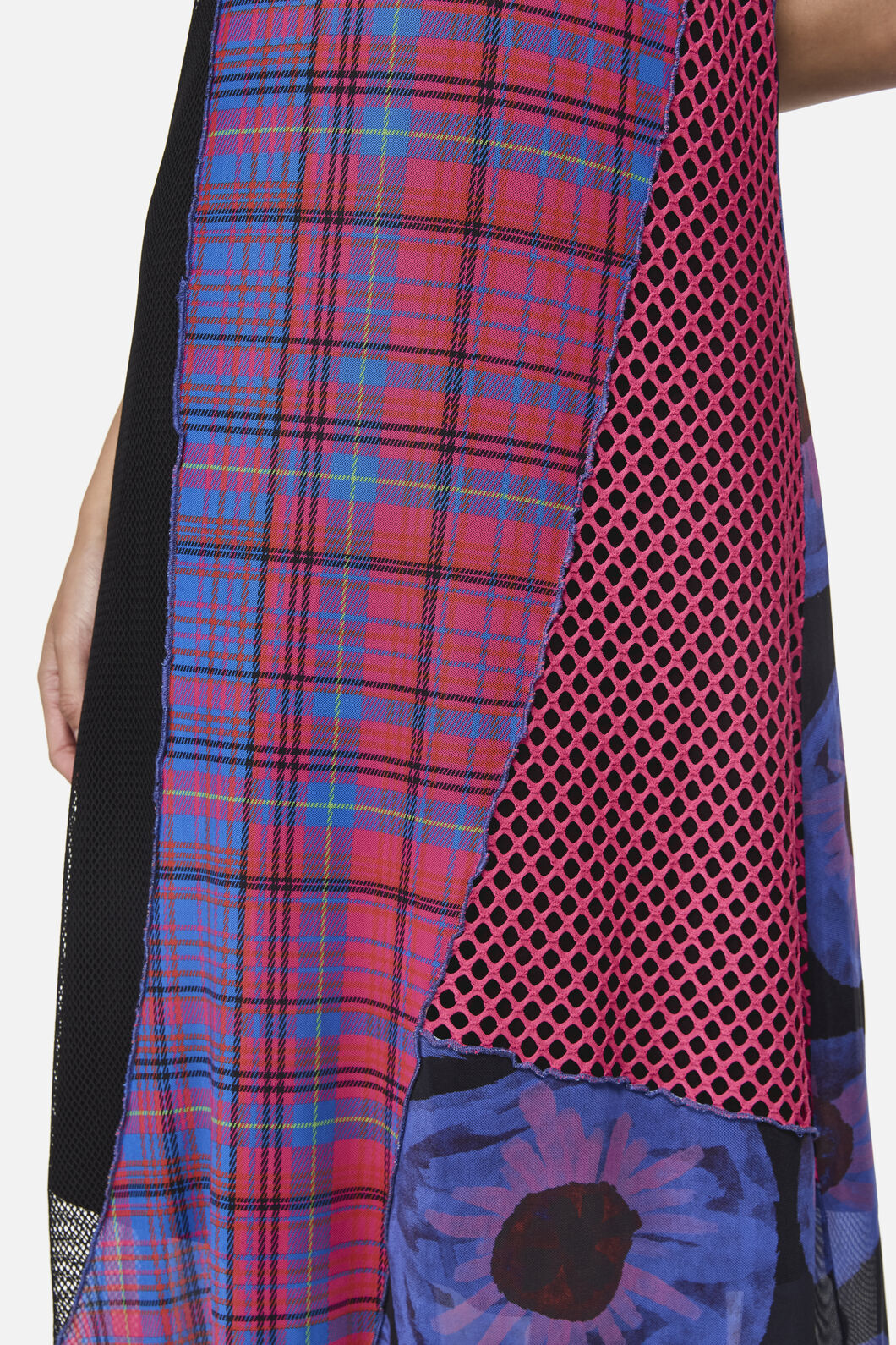 Black Friday - Unseen Patchwork Halter Dress - multi