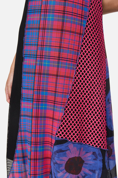 Black Friday - Unseen Patchwork Halter Dress - multi