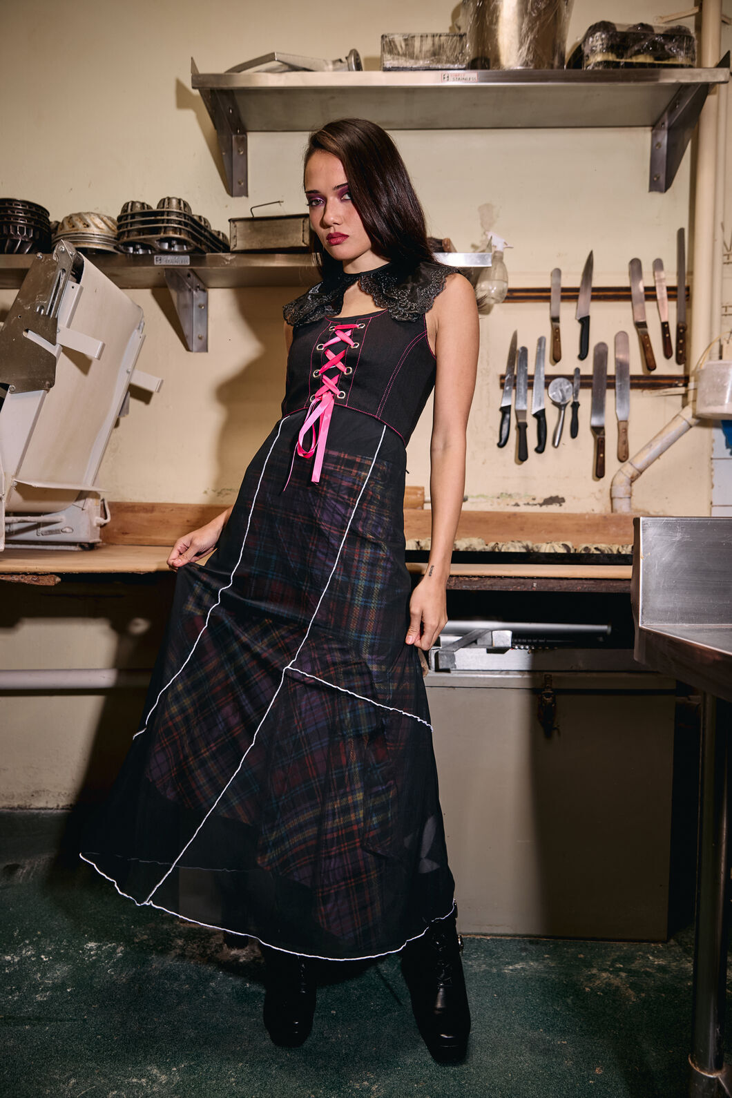 Black Friday - Curse Mesh Dress - black