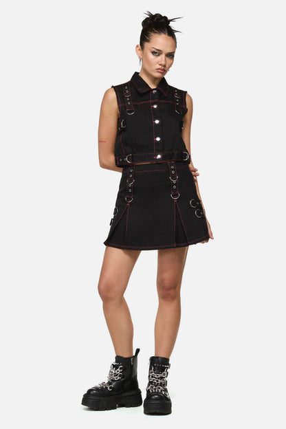 Black Friday - Curse Grunge Vest - black