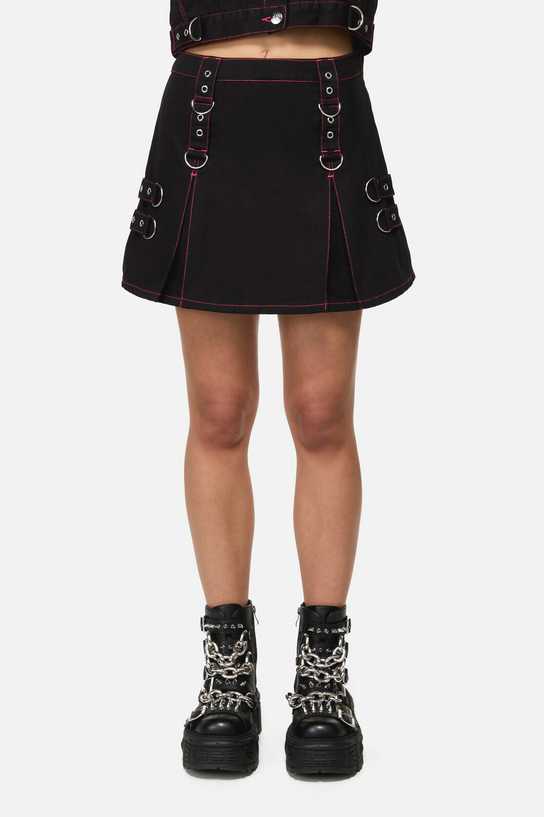 Black Friday - Curse Grunge Skort - black