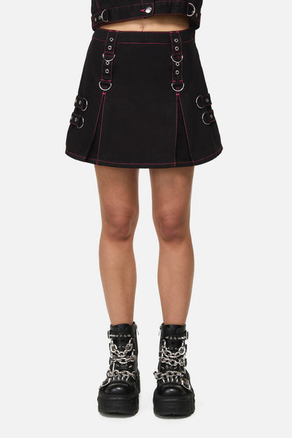 Black Friday - Curse Grunge Skort - black