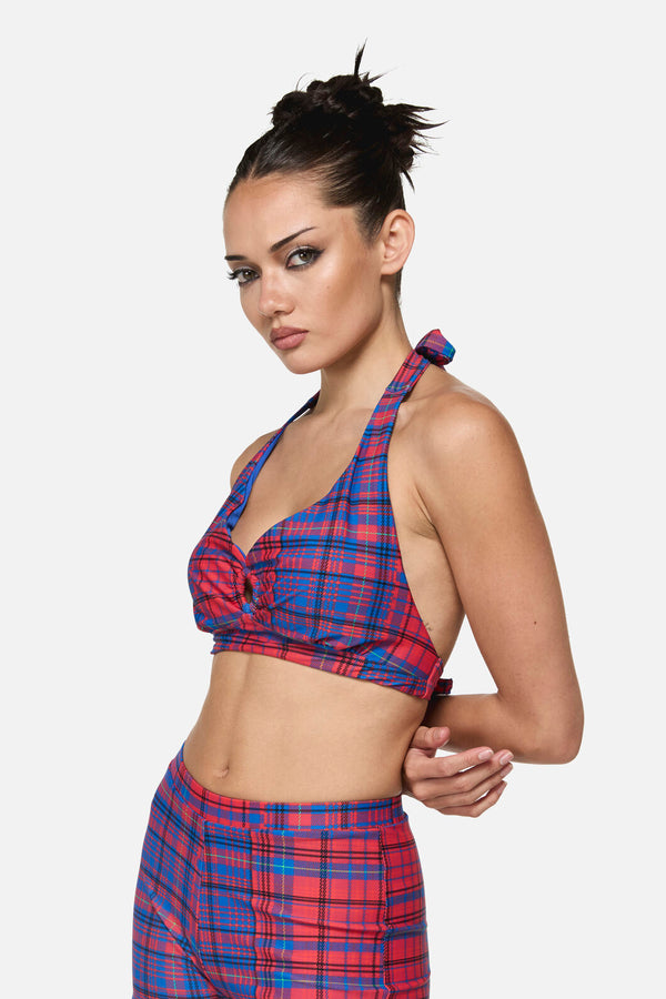 Black Friday - Envy Tartan Swim Top - multi