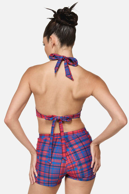 Black Friday - Envy Tartan Swim Top - multi