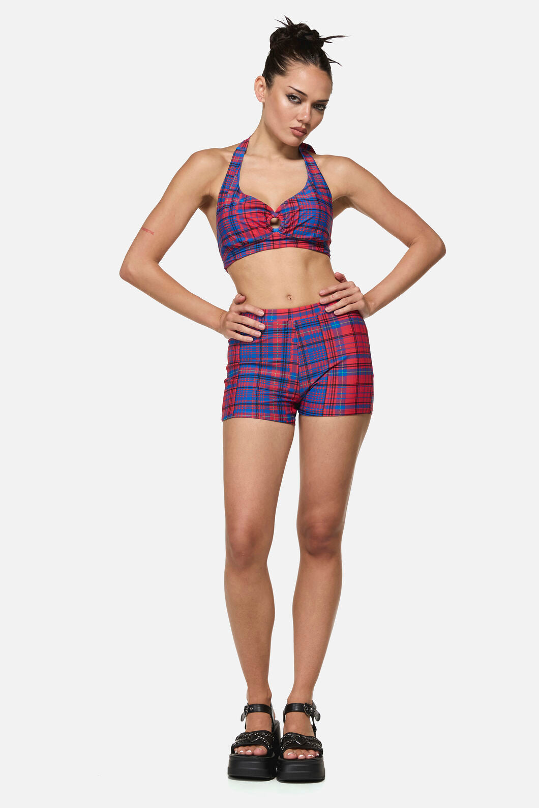 Black Friday - Envy Tartan Swim Top - multi