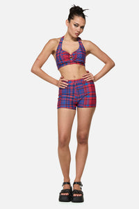 Black Friday - Envy Tartan Swim Top - multi