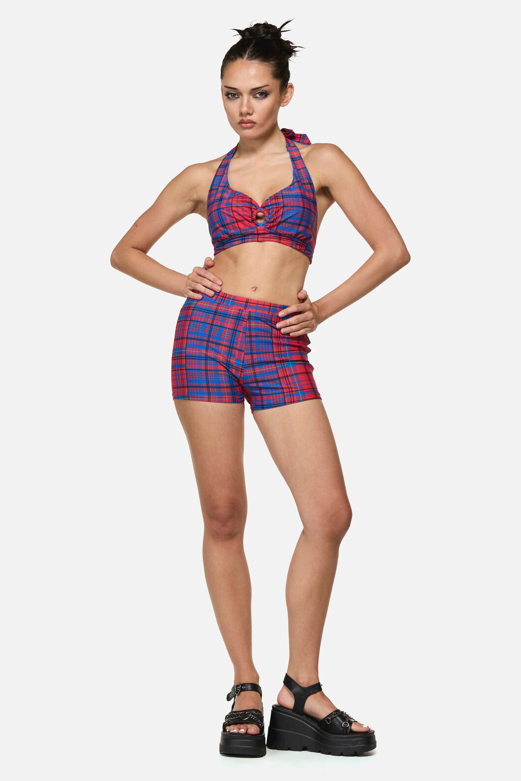 Black Friday - Envy Tartan Swim Bottoms - multi