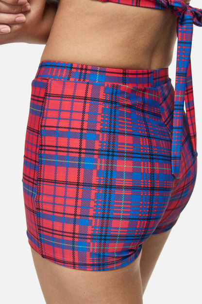 Black Friday - Envy Tartan Swim Bottoms - multi