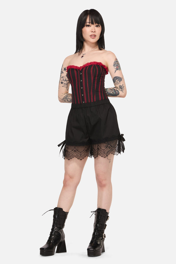 Black Friday - Tabitha Goth Bloomer Short - black