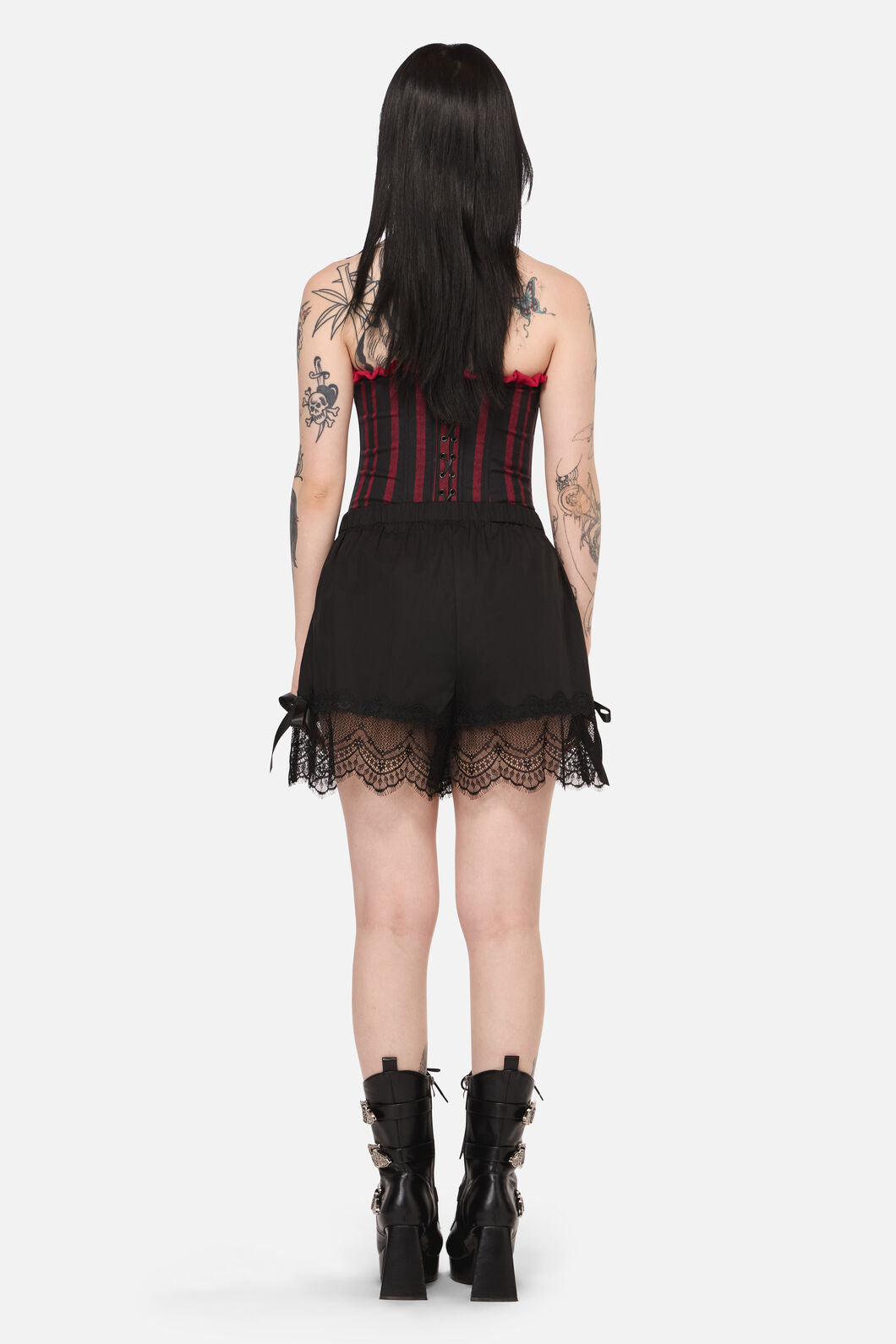 Black Friday - Tabitha Goth Bloomer Short - black