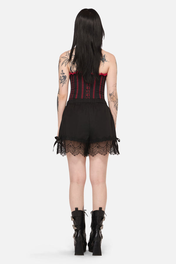 Black Friday - Tabitha Goth Bloomer Short - black