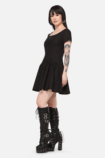 Black Friday - Goodie Goth D-Ring Dress - black