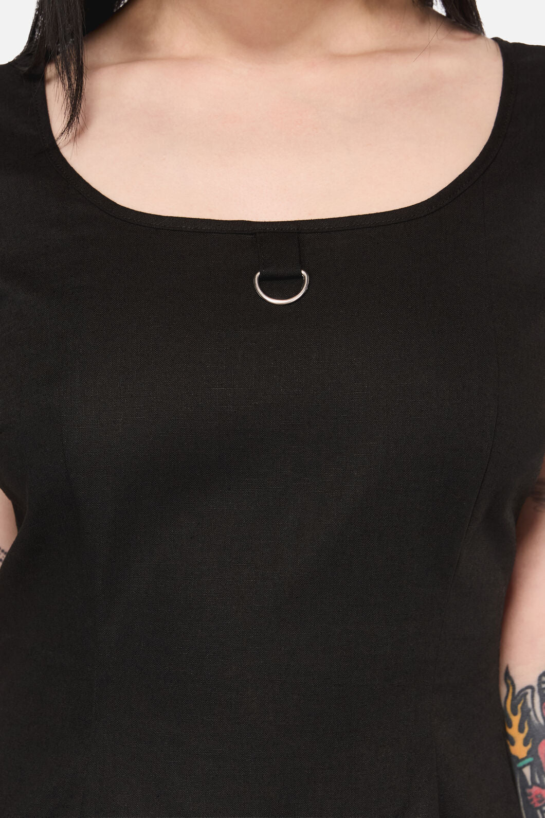 Black Friday - Goodie Goth D-Ring Dress - black