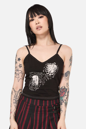 Black Friday - Tabitha Goth Tank Top - black