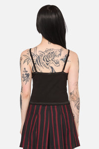 Black Friday - Tabitha Goth Tank Top - black