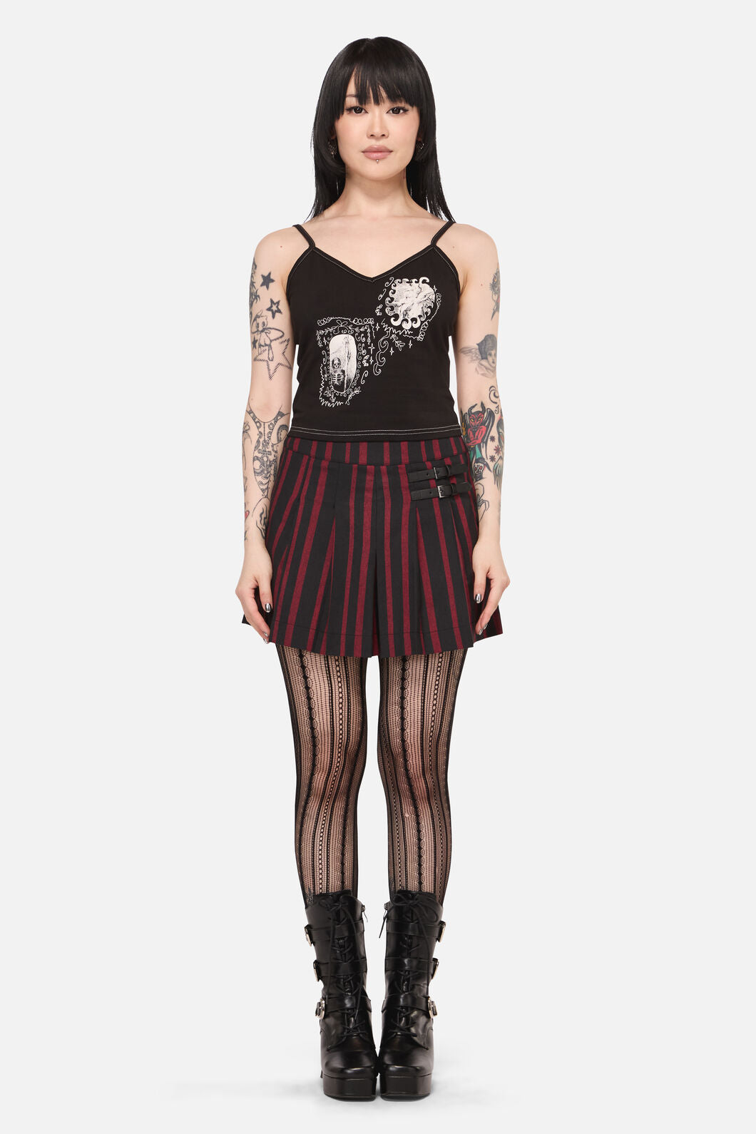 Black Friday - Tabitha Goth Tank Top - black