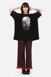 Black Friday - Disturbing Oversized Goth Tee - black