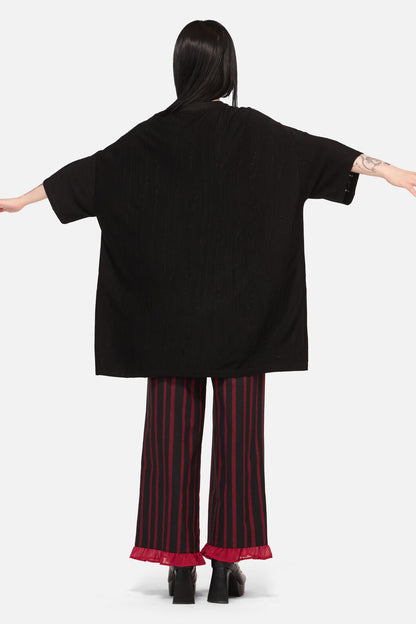 Black Friday - Disturbing Oversized Goth Tee - black