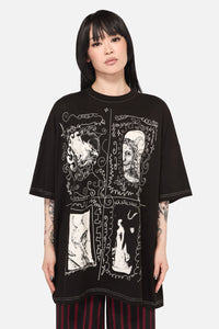 Black Friday - Framed Goth Oversized Tee - black