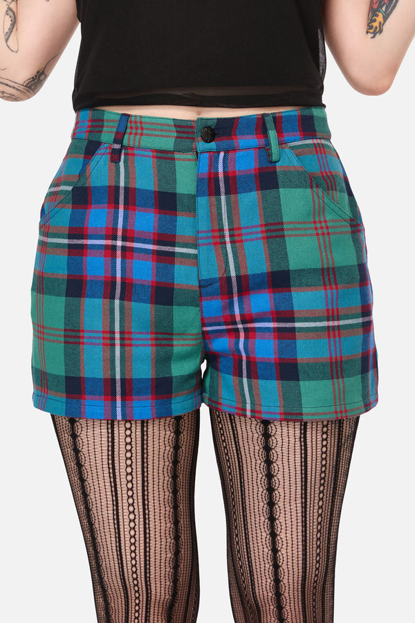 Black Friday - Diablo Goth Tartan Short - multi