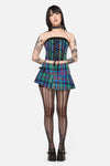 Black Friday - Diablo Goth Tartan Skort - multi