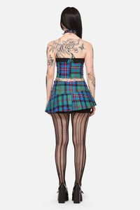 Black Friday - Diablo Goth Tartan Skort - multi