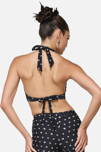 Black Friday - Skull Polka Dot Bikini Top - multi