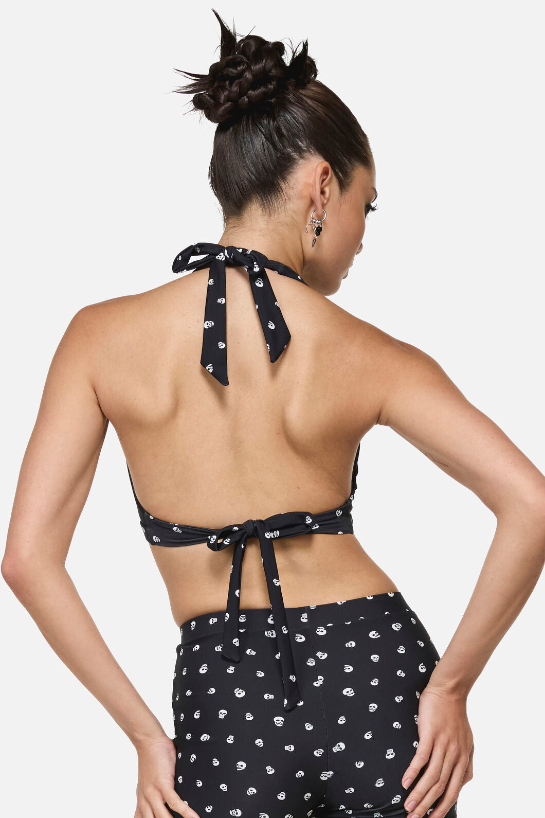 Black Friday - Skull Polka Dot Bikini Top - multi