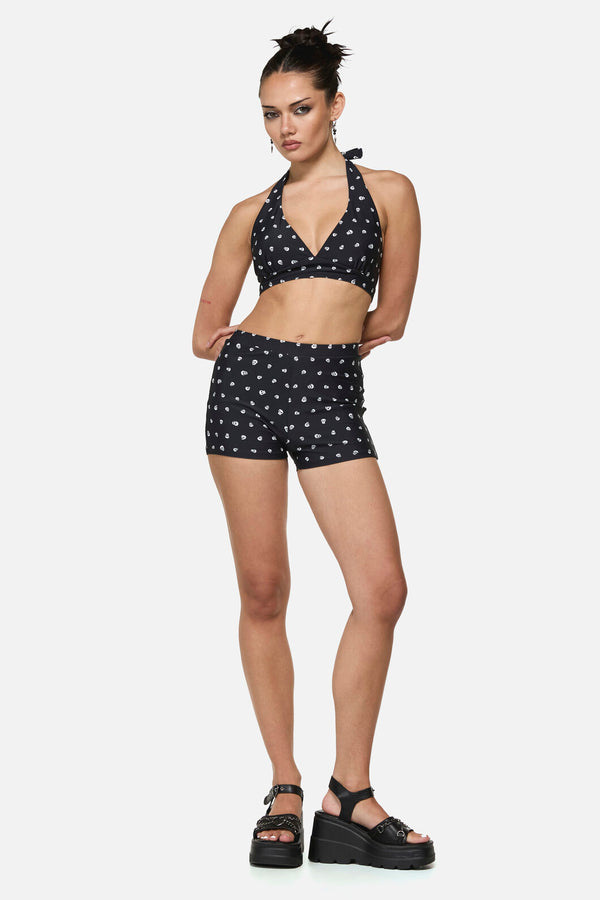 Black Friday - Skull Polka Dot Bikini Bottom - multi