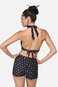 Black Friday - Skull Polka Dot Bikini Bottom - multi