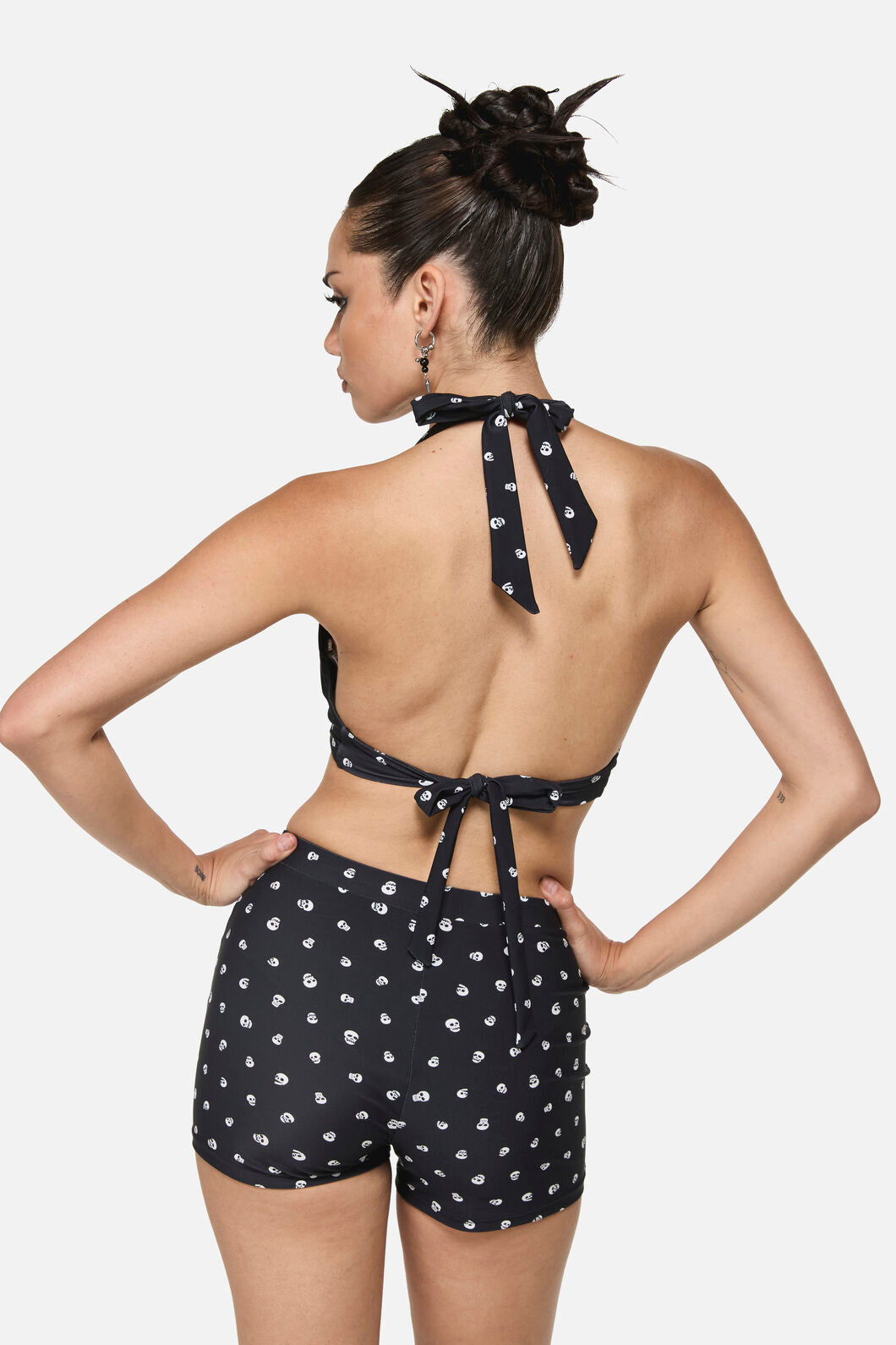 Black Friday - Skull Polka Dot Bikini Bottom - multi