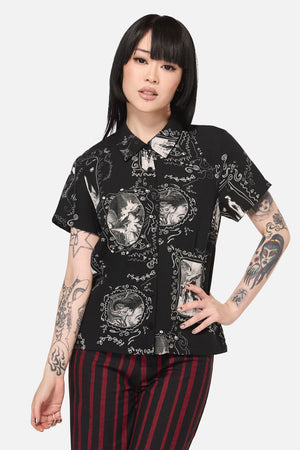 Black Friday - Holy Thursday Repeat Blouse - black