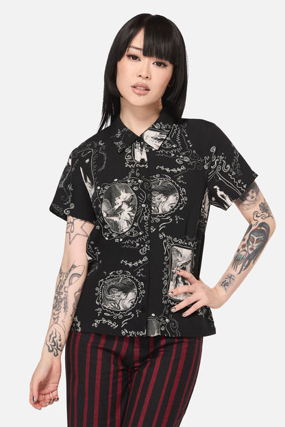 Black Friday - Holy Thursday Repeat Blouse - black