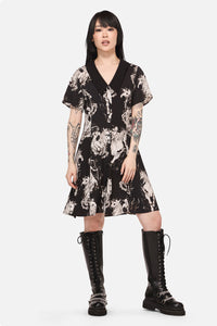 Black Friday - Apocalypse Goth Mini Dress - black