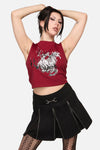 Black Friday - Dystopia Goth Tank Top - red