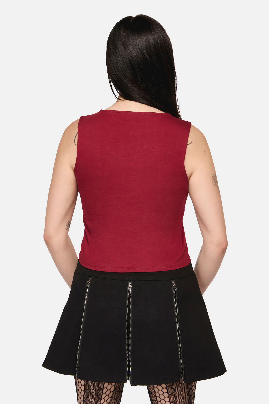 Black Friday - Dystopia Goth Tank Top - red