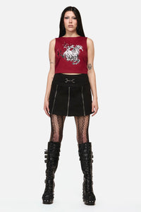 Black Friday - Dystopia Goth Tank Top - red