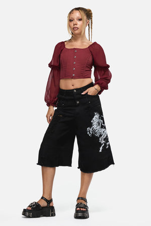 Black Friday - Dystopia Goth Short - black