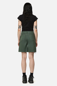 Black Friday - Pestilence Goth Trim Short - olive