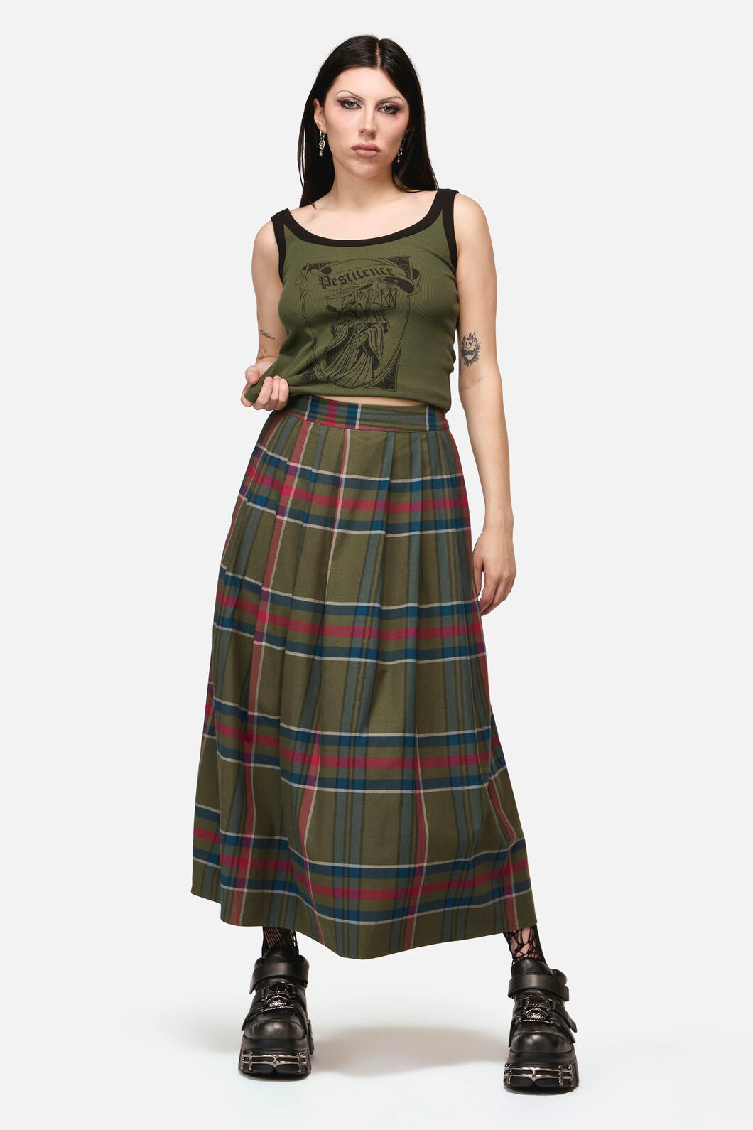 Black Friday - Harbinger Goth Skirt - multi