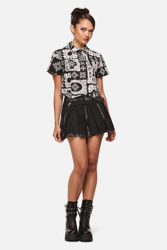 Black Friday - Crossed Blouse - black