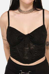 Black Friday - Altar Distressed Corset - black