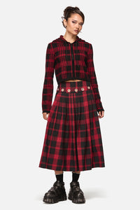 Black Friday - Suffer Punk Hoodie Knit - black-red