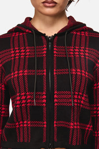 Black Friday - Suffer Punk Hoodie Knit - black-red