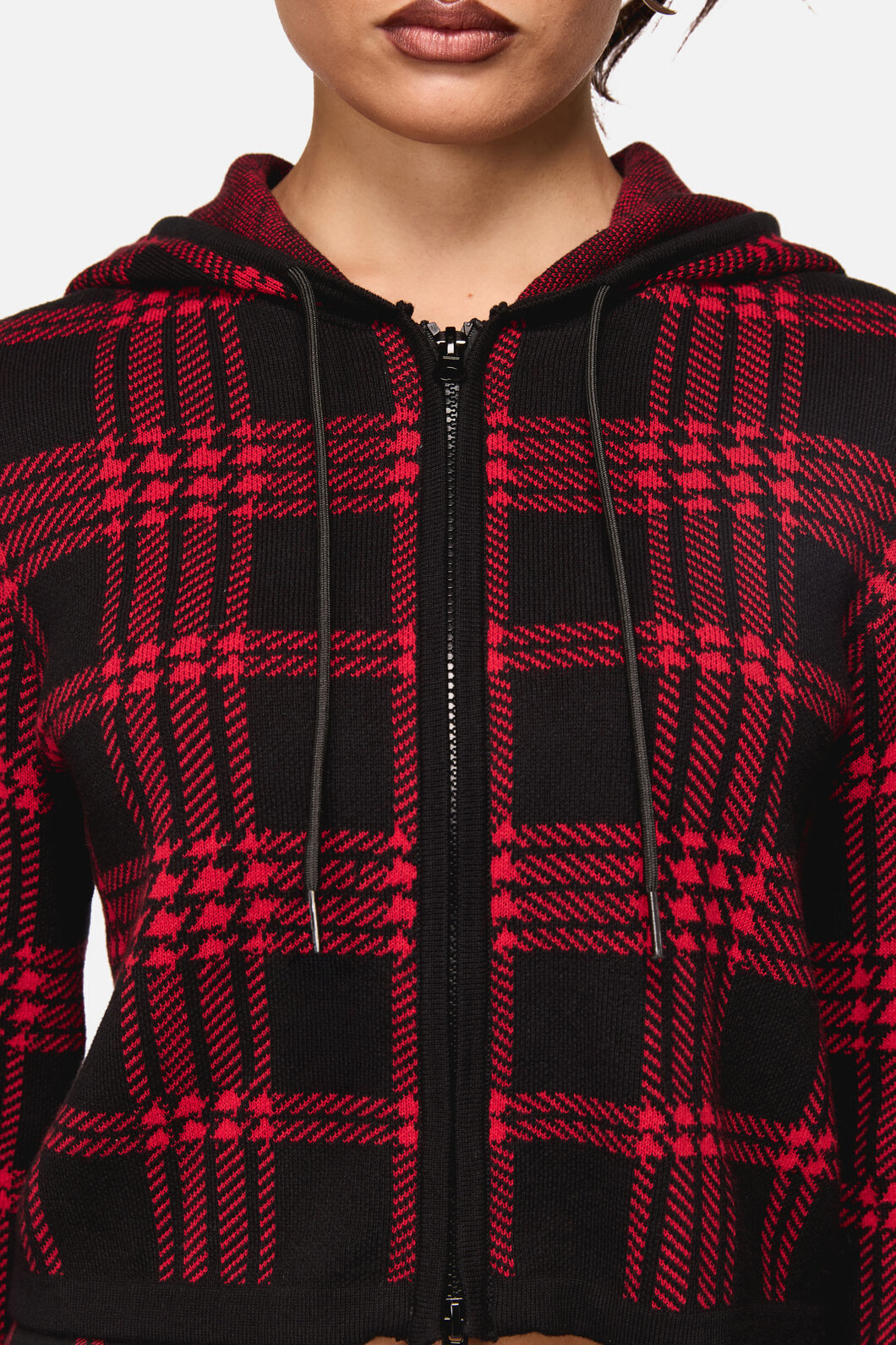 Black Friday - Suffer Punk Hoodie Knit - black-red